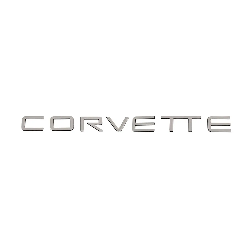 Corvette Rear Letters - Chrome Finish Plastic Letters (Set) : 1991-1996