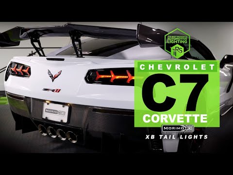 Corvette Taillight - Morimoto C7 Xb- Led Taillights Smoked : 2014 - 2019 C7,  Z06, Grand Sport & ZR1