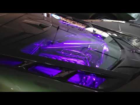 C8 Corvette Coupe - Engine Bay LED Battery Powered Lighting Kit - RGB : Stingray, Z51