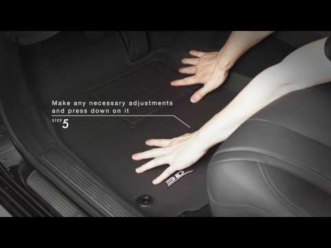 C7 Corvette 3D MAXpider KAGU Rubber/All Weather Floor Mats - Black : C7 Stingray, Z51, Z06, Grand Sport, ZR1