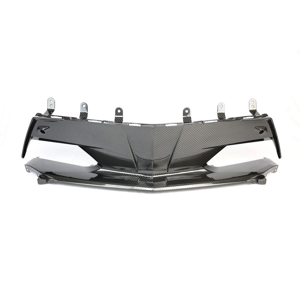 C8 Corvette Front Bumper Center Bezel - Carbon Fiber : 2020-2023