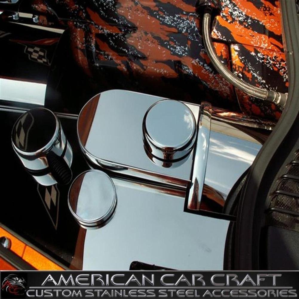 Corvette Brake Booster Cover - Polished Stainless Steel : 2008-2013 C6, Z06, Grand Sport
