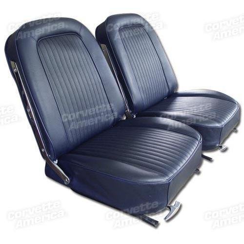 Corvette Vinyl Seat Covers. Dark Blue: 1964