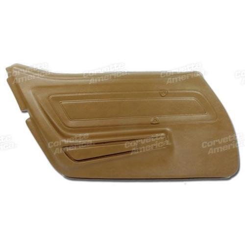 Corvette Door Panel. Dark Saddle LH: 1970-1972