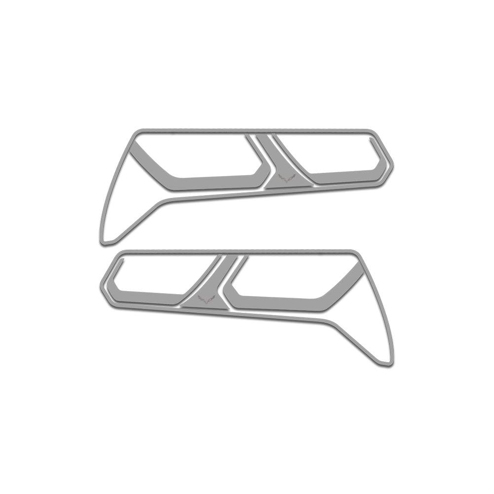 C7 Corvette Stingray Taillight Trim Kit w/Emblem : 2014