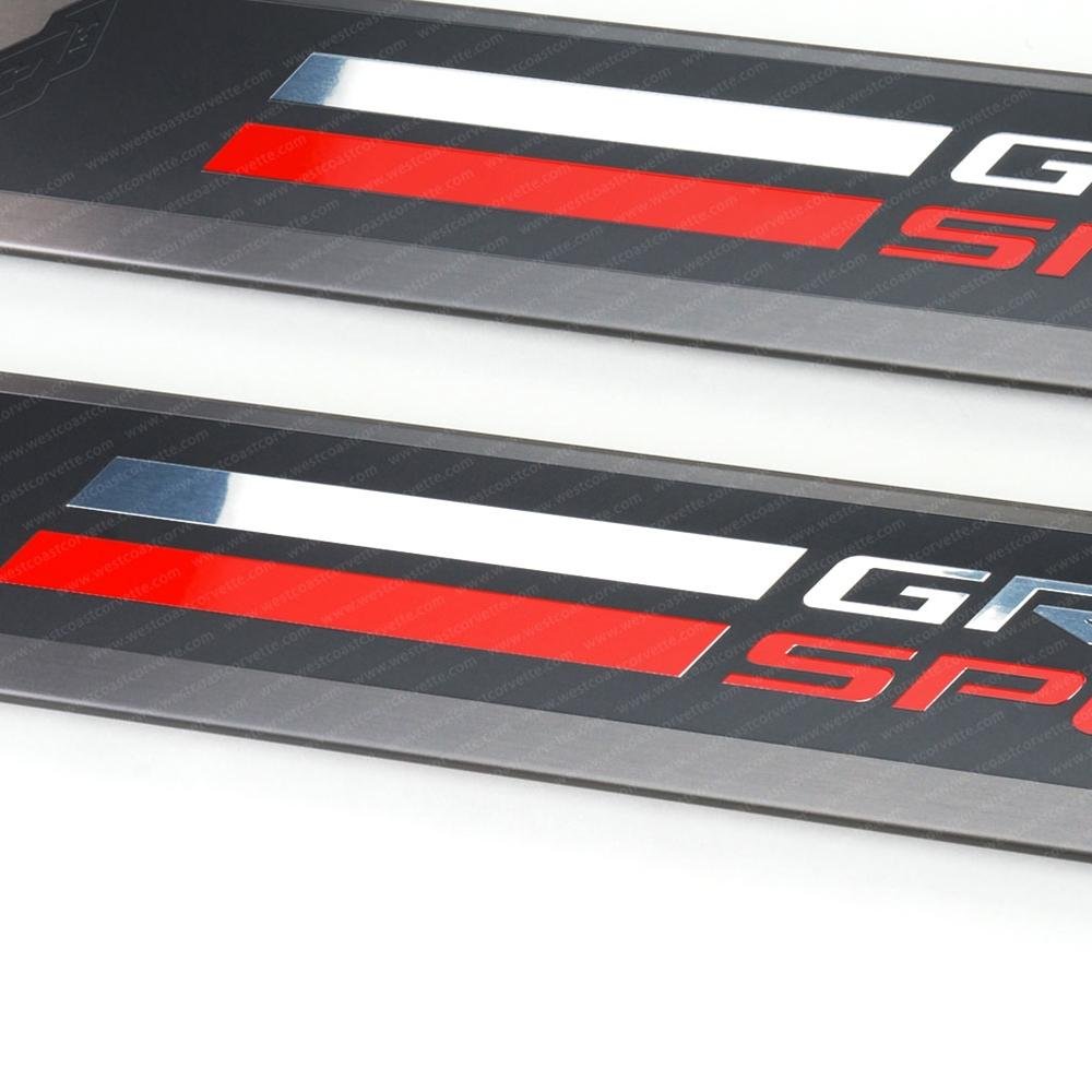 Corvette GM Aluminum Door Sill Plates : C7 Grand Sport