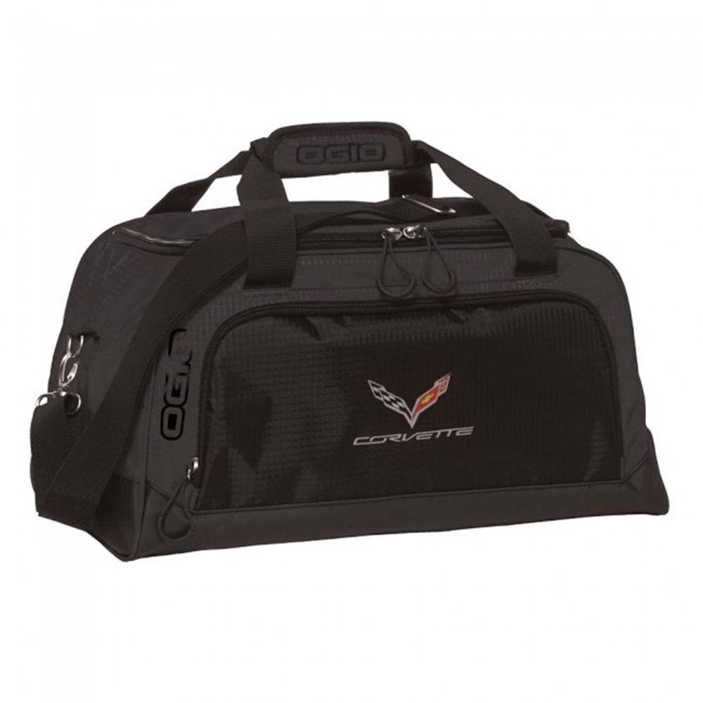 Corvette OGIO Sport Duffle with C7 Cross Flags Logo : C7 Stingray