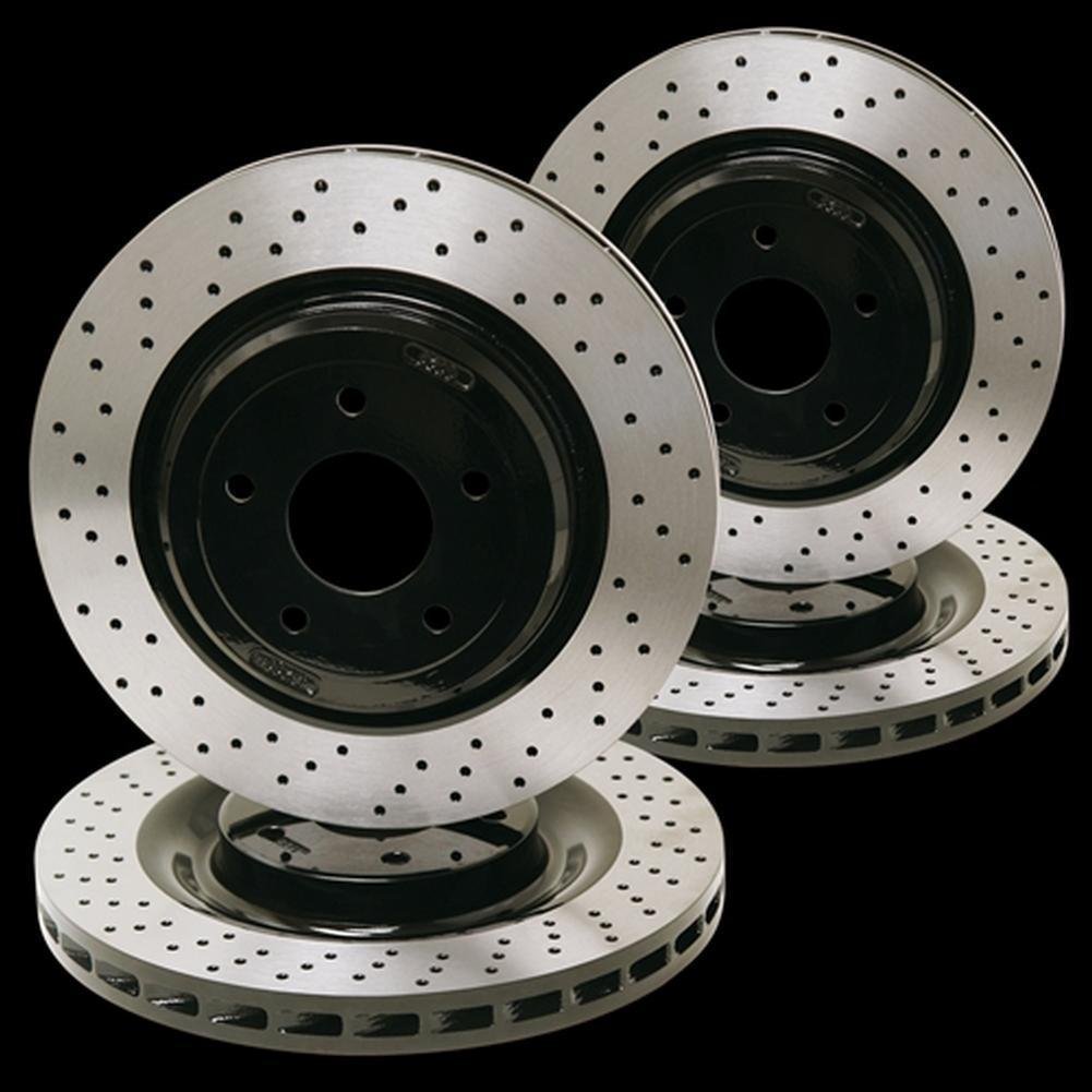 Corvette Powder Coated Rotors : 2006-2013 Z06 & Grand Sport