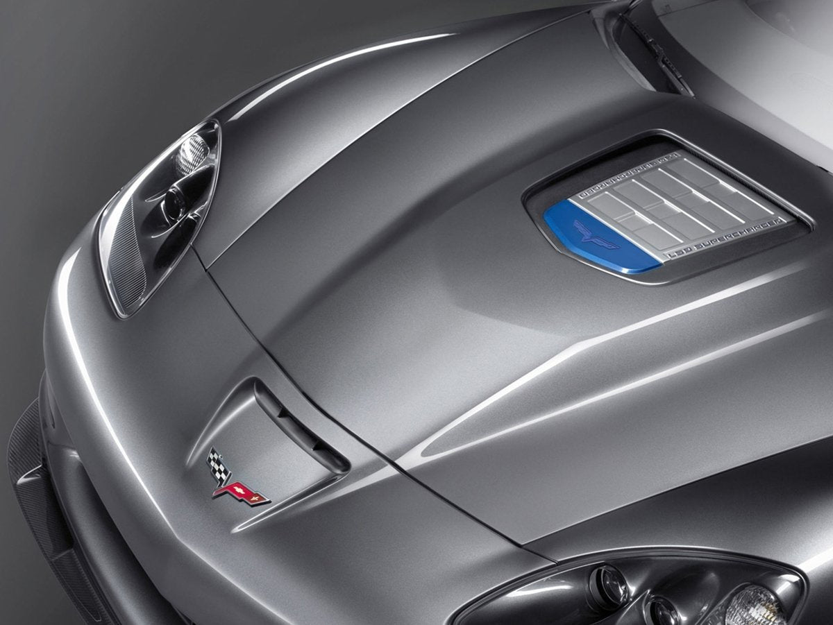 Corvette ZR1 Hood Replica Polycarbonate Window Insert only : 2005-2013 C6, Z06, ZR1 & Grand Sport