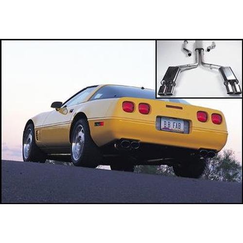 Corvette B&B Triflo Exhaust System. 2 1/2 Inch L98: 1986-1991