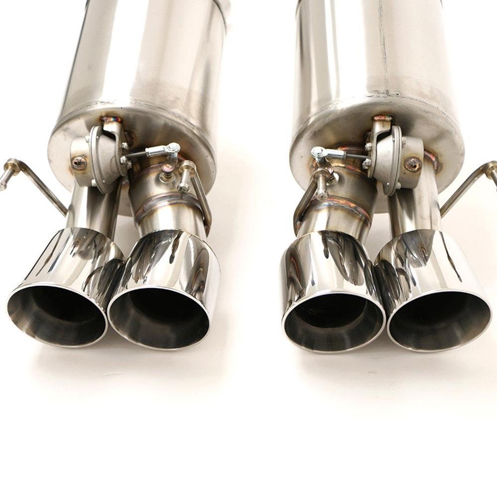 Corvette Exhaust System - B&B Fusion Gen. 3 with 4" Quad Round Tips : 2006-2013 C6 Z06, ZR1