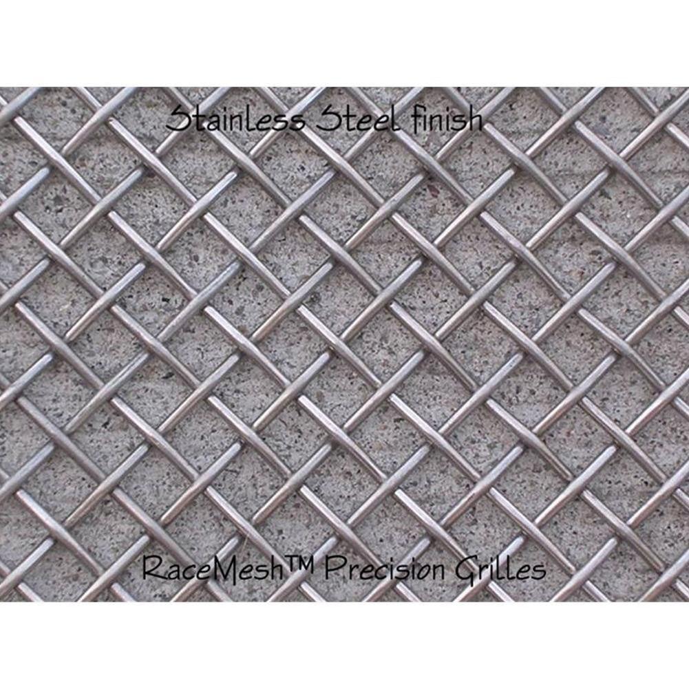 Corvette RaceMesh Front Fender Duct Grilles : 2006-2013 Z06 (Electro Polished Stainless Steel)