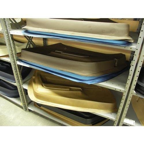 Corvette Door Panel Skin. Silver LH: 1974-1975