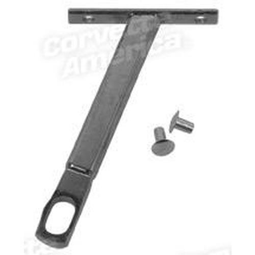 Corvette Vent Window Frame T-Post. Coupe RH: 1963-1967