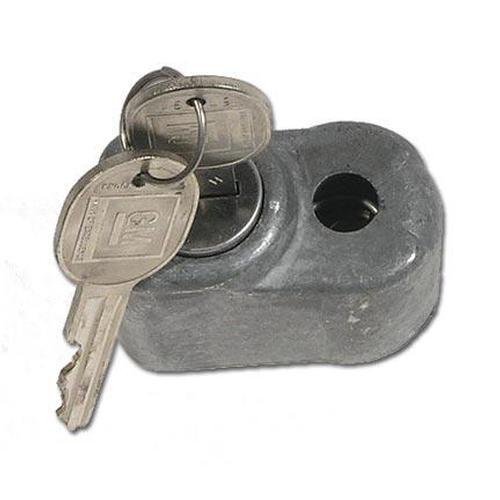 Corvette Spare Tire Lock & Key Set.: 1968-1982