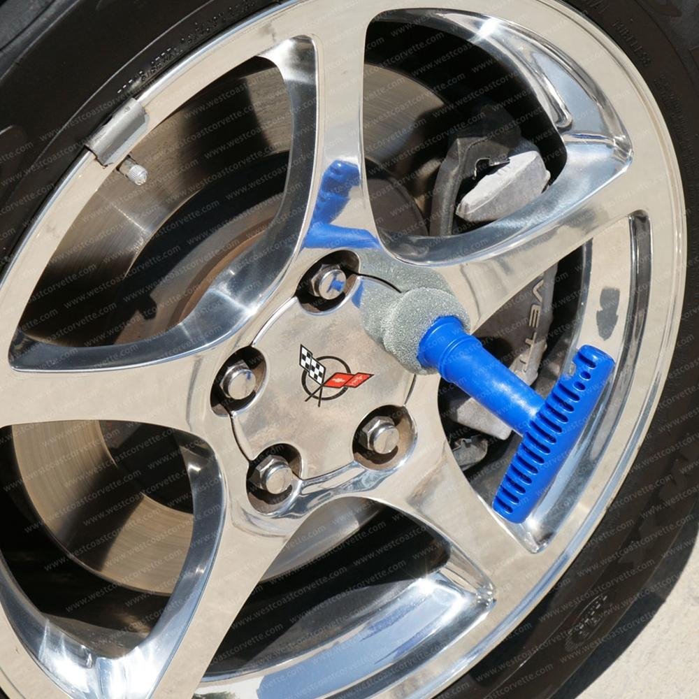 Corvette Wheel Lug Nut Cleaning & Polishing Brush