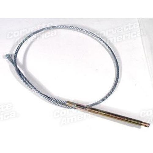 Corvette Park Brake Cable. Front: 1967-1982