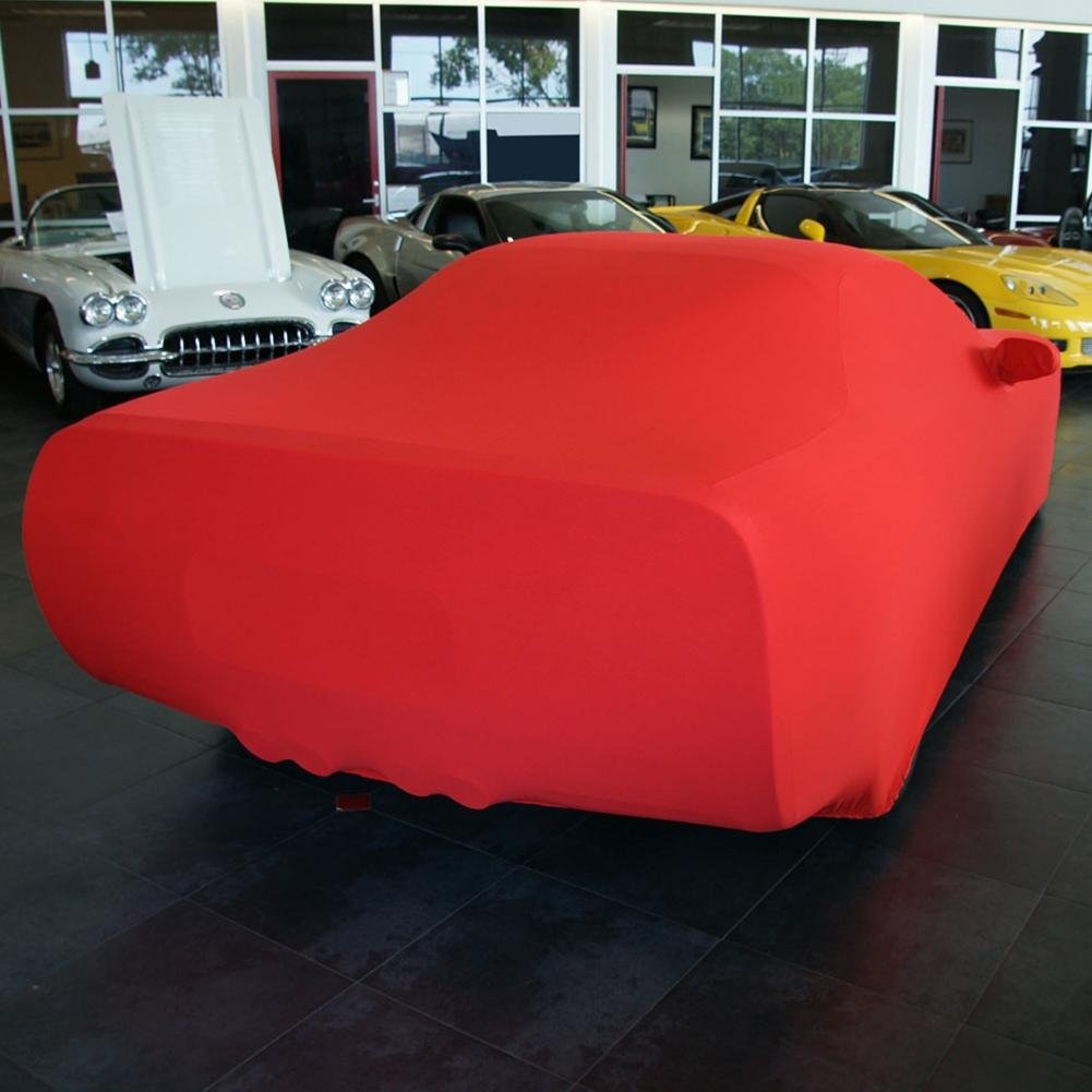 Corvette Ultraguard Stretch Satin Car Cover - Red - Indoor : 1997-2004 C5 & Z06
