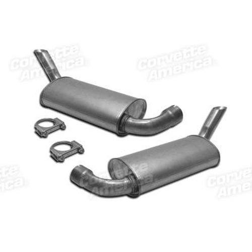 Corvette Mufflers. 2.5 Inch: 1978-1982