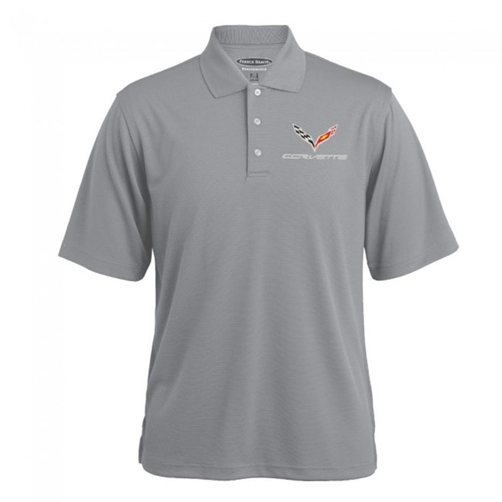 Corvette Texture Polo - Gray Heather : C7