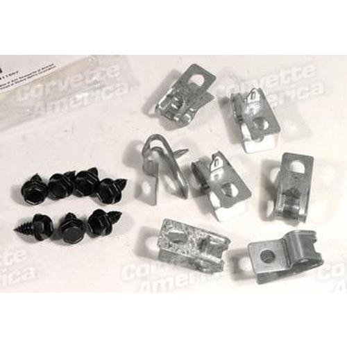 Corvette Fuel Line CLips - 14 Piece Set: 1968