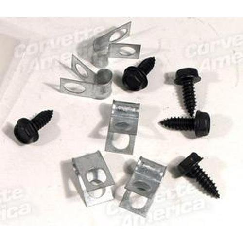 Corvette Fuel Line CLips - 10 Piece Set: 1971-1973