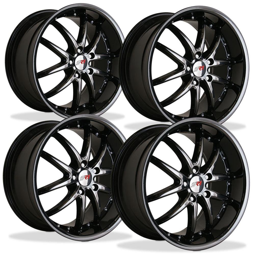Corvette SR1 Performance Wheels - APEX Series (Set) : Black Chrome