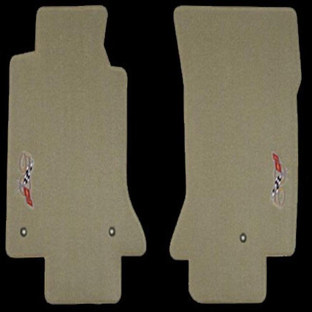 Corvette Ultimat Floor Mats - Embroidered 2003 50th Anniversary Logo : Fits 1997-2004 C5 & Z06