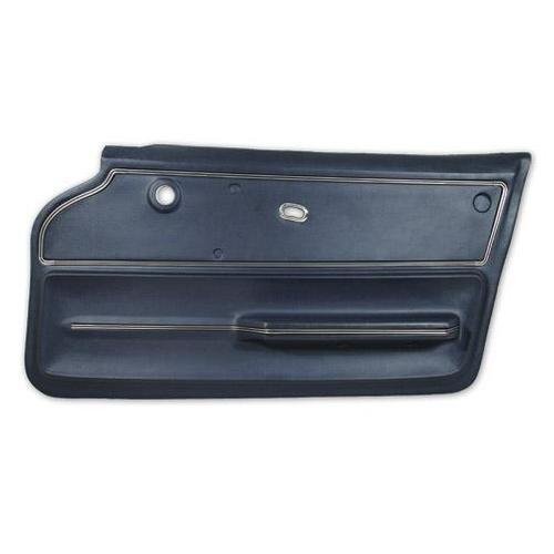 Corvette Door Panel. Dark Blue Coupe With Trim RH: 1966