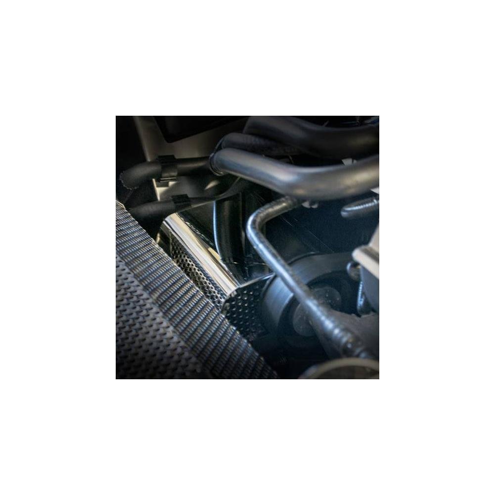 Corvette ABS Brake Cover Perforated Polished - Stainless Steel : C7 Stingray, Z51, Z06, Grand Sport