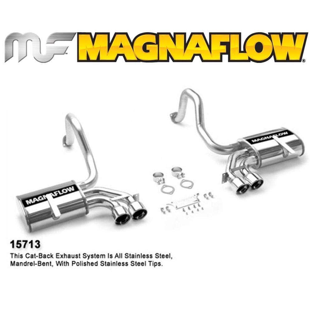 Corvette Exhaust System - Magnaflow NO X-Pipe : 1997-2004 C5 & Z06