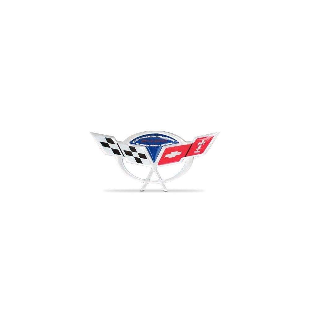 Corvette Lemans Commemorative Engine Air Bridge - Domed Decal - 4.5" x 2.19” : 1997-2004 C5 Logo