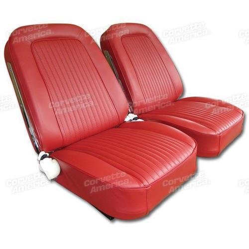 Corvette Vinyl Seat Covers. Red: 1964