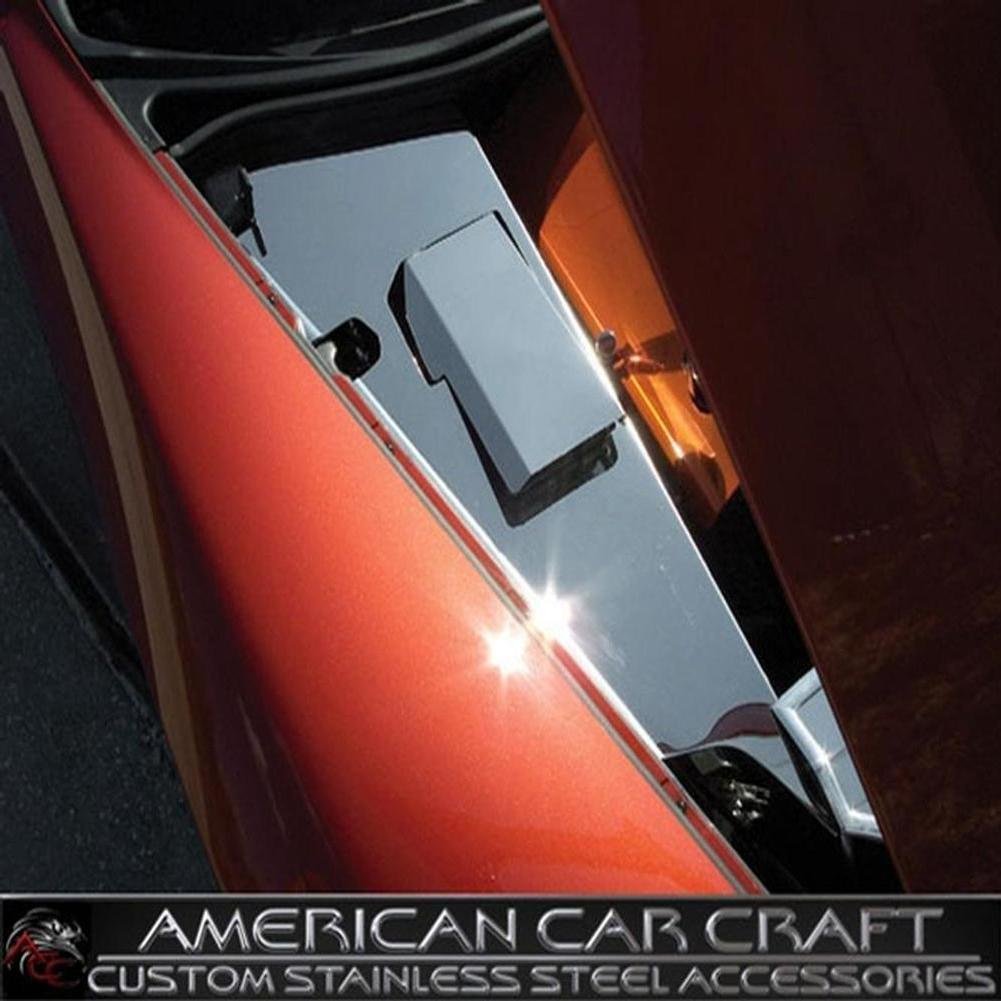 Corvette Inner Fender Covers 4 Pc. (Set) - Polished Stainless Steel : 2005-2013 C6