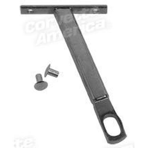 Corvette Vent Window Frame T-Post. Coupe LH: 1963-1967