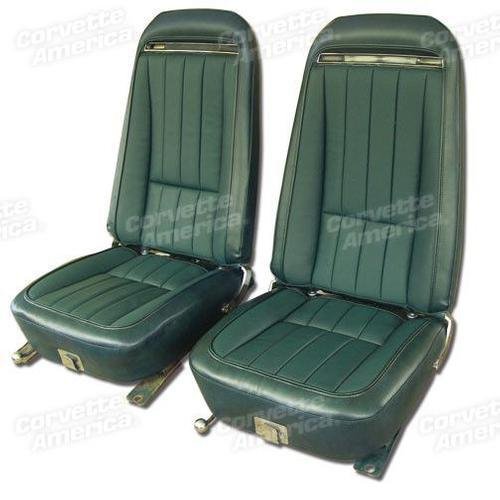 Corvette Vinyl Seat Covers. Green: 1971