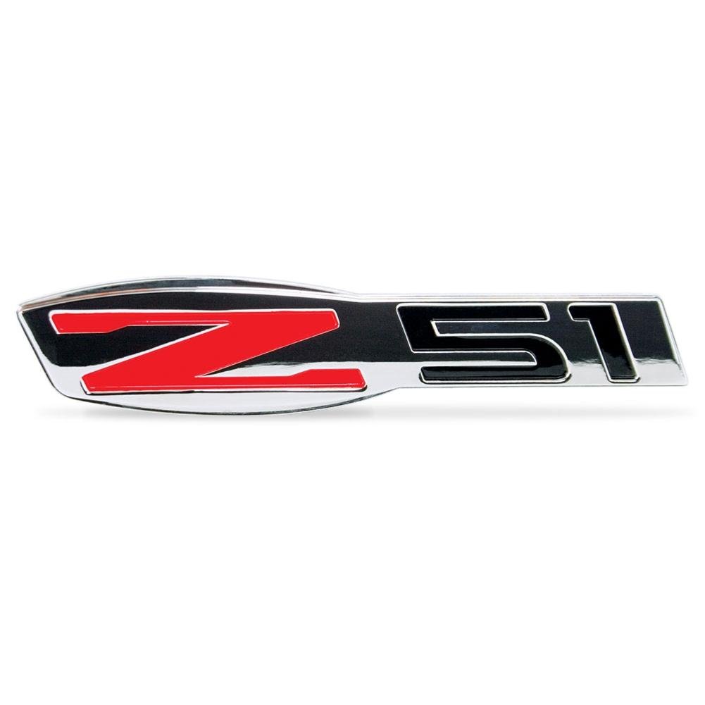 Corvette Z51 Billet Chrome Badge : 2005-2013 C6