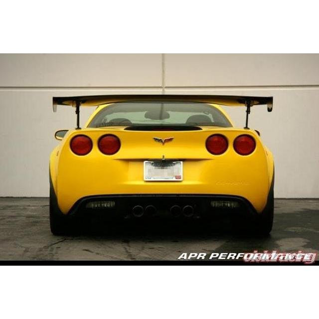 Corvette Rear Wing - GTC-500 Adjustable Wing 70" : 2005-2013 C6, Z06, ZR1, Grand Sport