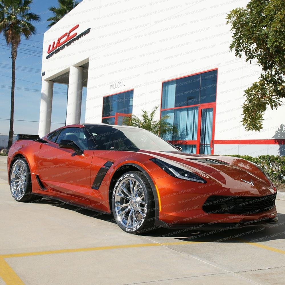 Corvette Tire Stickers - Permanent 1" : C7 Corvette Z06