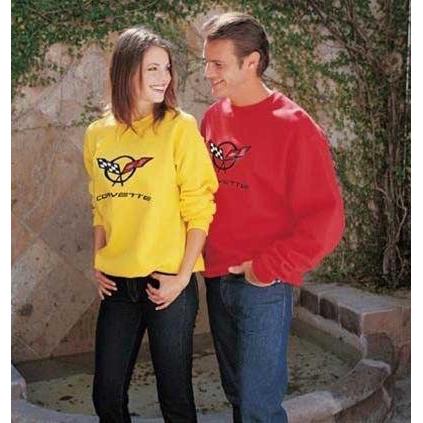Corvette Sweatshirt - Fleece C5 - Red