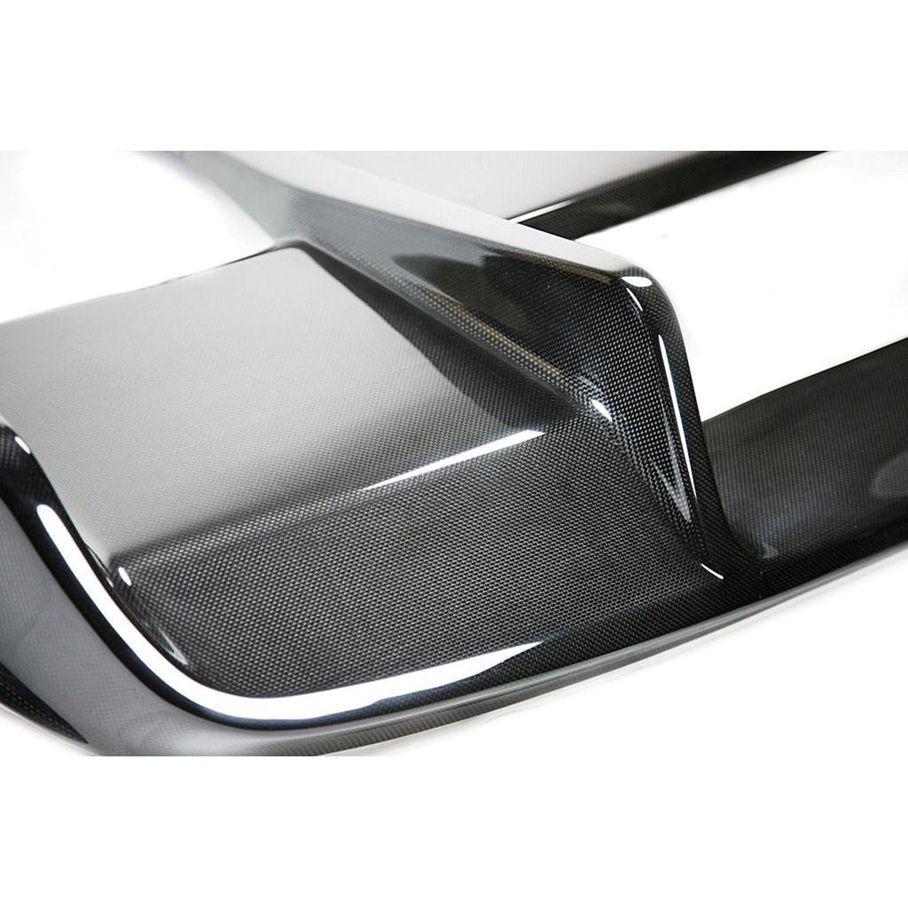 Corvette Rear Diffuser Carbon Fiber with reverse LED when equipped leaf spring system only : 2005-2013 C6,Z06,ZR1,Grand Sport