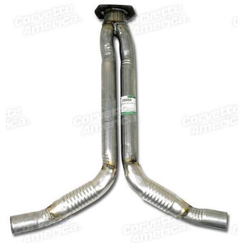 Corvette Exhaust Pipe. Rear Y: 1985