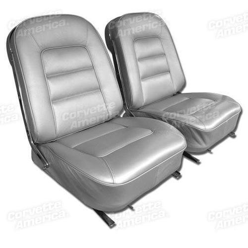 Corvette Vinyl Seat Covers. Silver: 1965