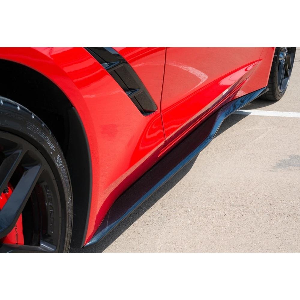 Corvette Side Skirts - Carbon Flash : C7 Stingray, Z06, Grand Sport