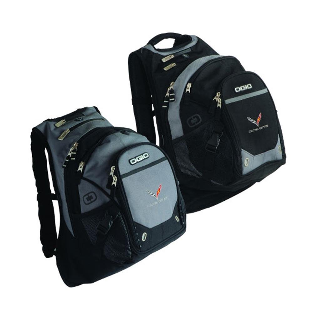 Corvette OGIO Fugitive Backpack with C7 Crossed Flags Logo : C7 Stingray