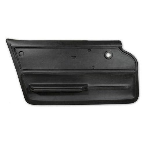 Corvette Door Panel. Black Convertible With Felt LH: 1965-1966