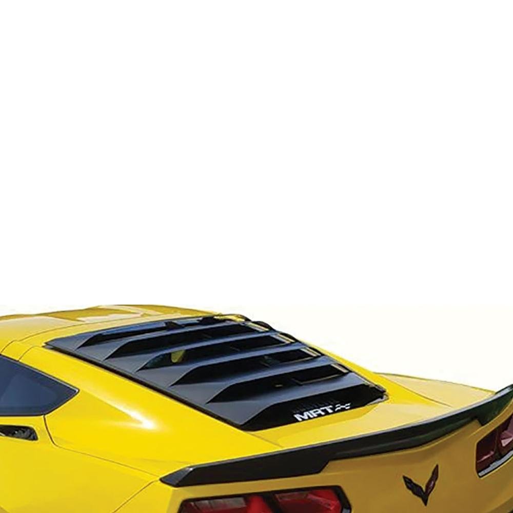 Corvette MRT Aluminum Rear Window Louvers : C7 Stingray, Z51, Z06, Grand Sport
