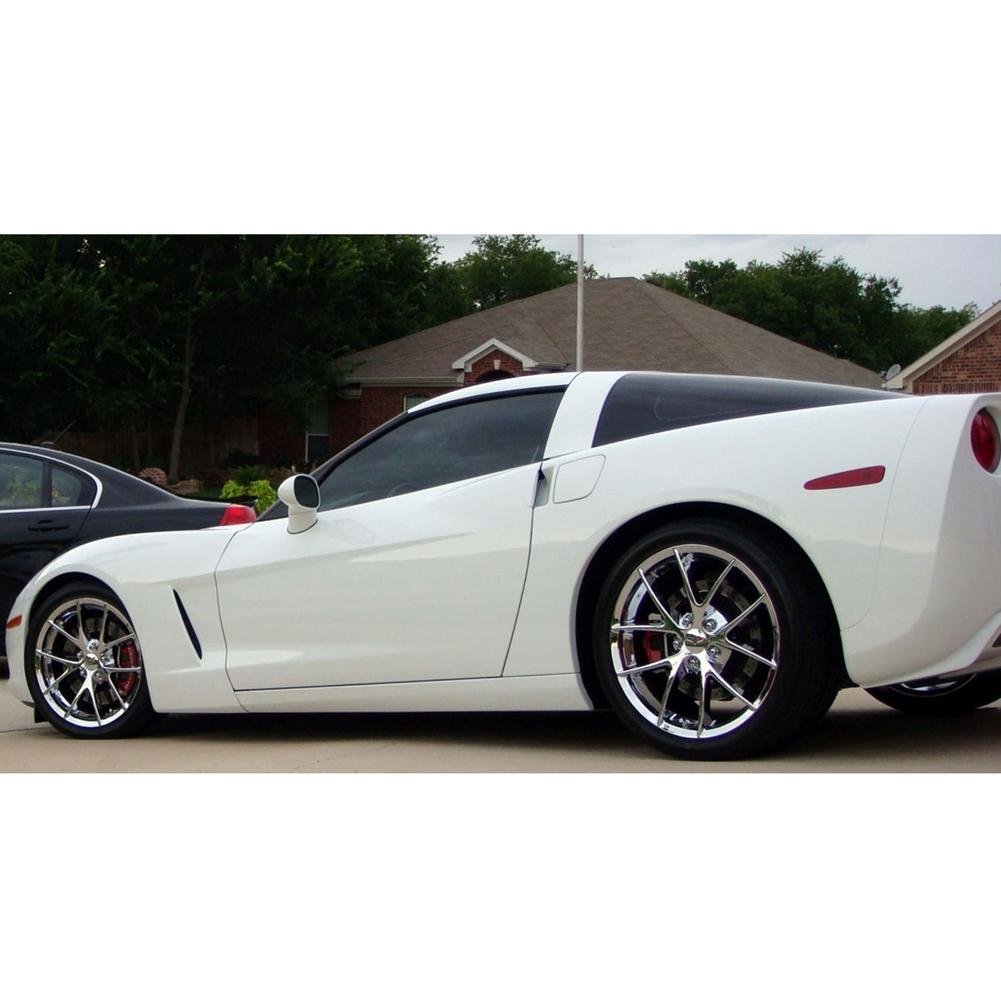 2009 C6Z06 Spyder Corvette GM Wheel Exchange (Set) : Chrome 18x9.5/19x12 : 2009-2013 Z06