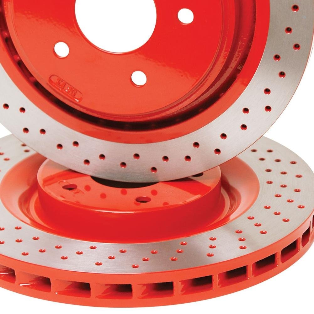 Corvette Powder Coated Rotors for Z51 Brakes : 2005-2013 C6