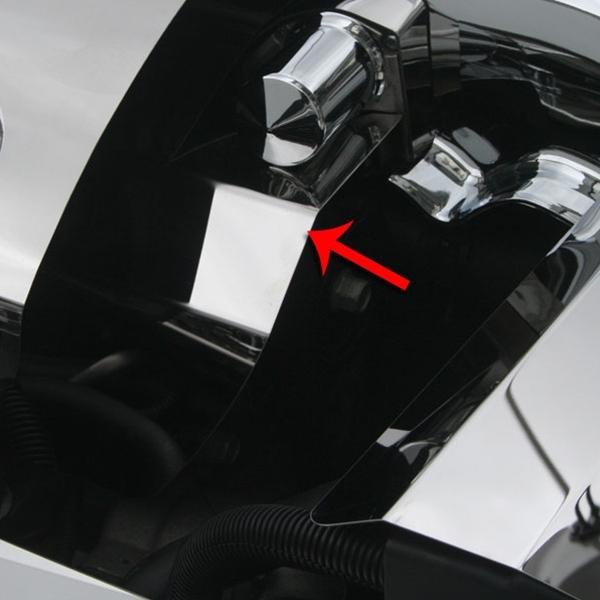 Corvette Belt Tension Cover Stand Alone - Polished Stainless Steel : 2005-2007 C6 LS2